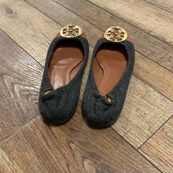 Tory Burch Wool and Leather Flats womens - Picture 5 of 8